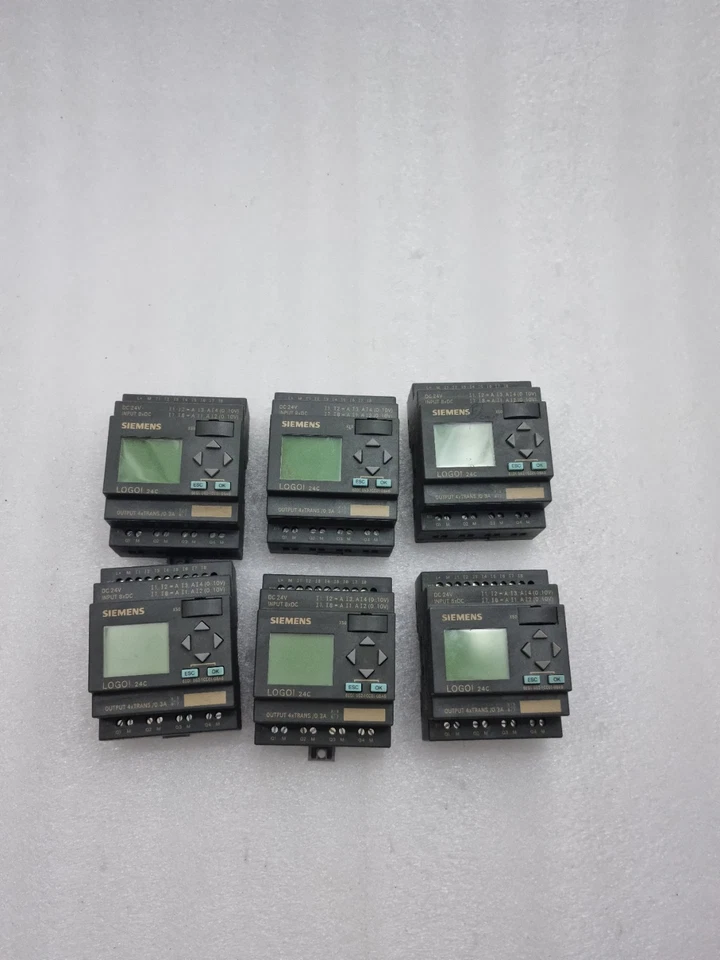 Used Working Siemens 6ED1052-1CC01-0BA6 24C Logo 24Vdc 6ED10521CC010BA6